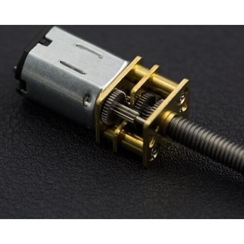 M4 55mm Screw Thread N20 DC Gear motor For DIY Electronic door locks Robot motor 3V 6V 12V