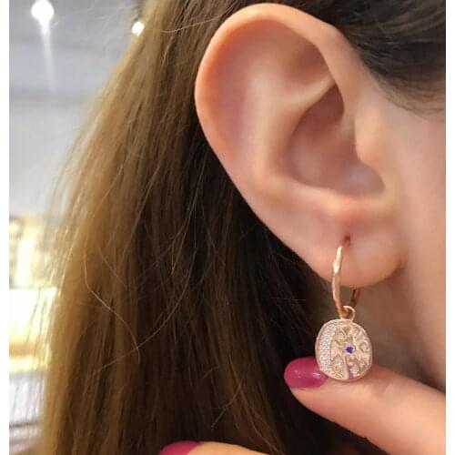 STELA MOON STAR RING EARRINGS