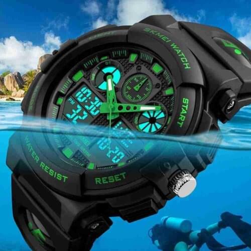 SKMEI Sports Wristwatch Outdoor Waterproof Led Digital Quartz Mens Watch Luxury Military Watches For Boyfriend Birthday Gift