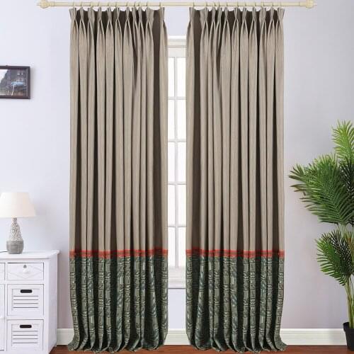 Modern Minimalist High Blackout Curtains for Living Dining Room Bedroom Hotel Project Curtain Customization