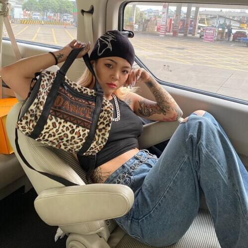 Large Capacity Zebra Print Leopard Crossbody Bag For Women Shoulder Bag Women Canvas Handbags Ladies Simple Versatile Bag