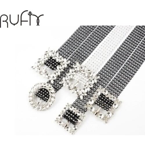 Brilliant Womens Belt Waist Chain Full Diamond Rhinestone Crystal Belt Luxury Small Party Waist Belt BL598