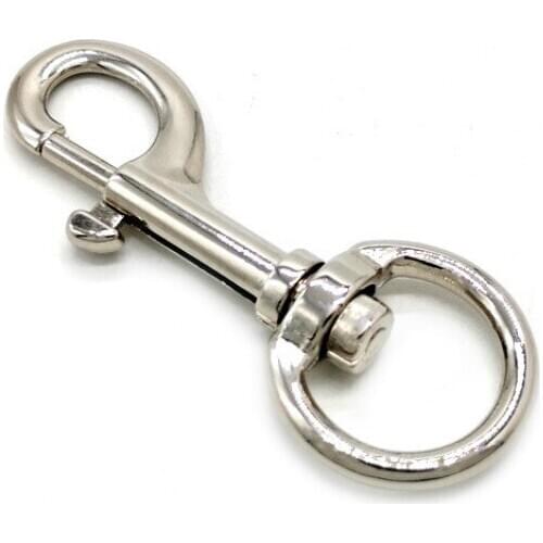 High Quality Bag Hardware Accessories Diy Ribbon Dog Buckle Metal Womens Bag Rotary Hook Buckle Keychain Pet Buckle