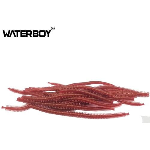 WATERBOY Worms Soft Bait 13cm/2g Artificial EarthWorm Sea Fishing Bait Earth Worm Fish Lure Accessories 20PCS/Lot
