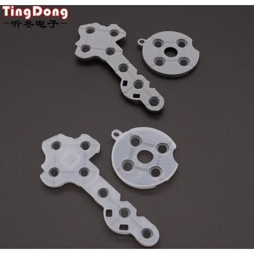 2sets Game Rubber Pad Controller Conductive Contact Pad for Microsoft for Xbox 360 Replacement Parts Handle Adhesive Soft