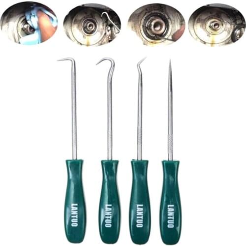 4pcs Car Auto Vehicle Oil Seal Screwdrivers Set O-Ring Seal Gasket Puller Remover Pick Hooks Tools Handware