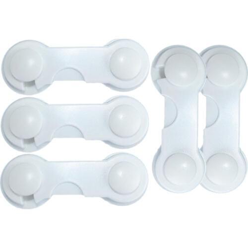 5 Pcs Baby Drawer Lock Children Security Protection For Cabinet Toddler Child Safety Lock Refrigerator Window Closet Wardrobe