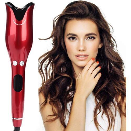LCD Hair Curler Spin & N Curl 1 Inch Iron Automatic Curling Air Wand Styling Titanium Auto Hair Curler Salon Hair Styler Curling