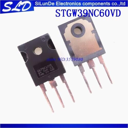 Free Shipping 10pcs/lot STGW39NC60VD GW39NC60VD 39NC60 TO-247 new and original