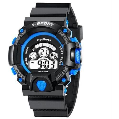 New Fashion Clock Men Children Sports Watches LED Digital Quartz Military Watch Boy Girl Student Multifunctional Wristwatches