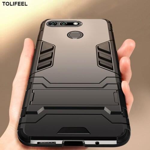 Case For Huawei Honor V20 Silicone Cover Anti-Knock Hard PC Robot Armor Slim Phone Back Cases For Honor View 20 V20 Coque