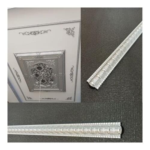 Decorative Wall Lath High-Quality Plastic Shatter-Resistant DGK-17 SILVER DECOGOLD BRAND - DECOZZA