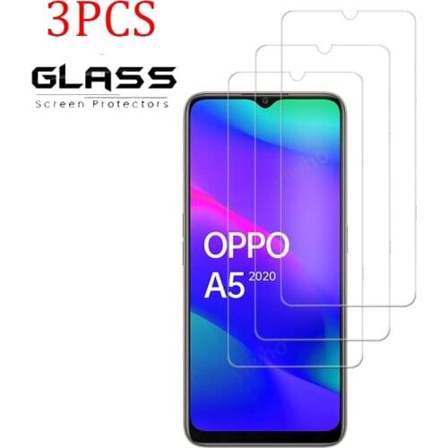 For oppo a52 a32 a5 2020Screen protectors 3pcs on orro opo a52 glass protective glass oppoa52 6.5'' protection film accessories