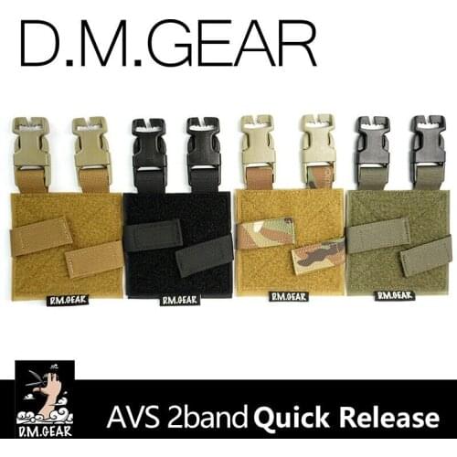 DMGear 2-Band Quick Removal Release Buckle Set for TMC AVS Tactical Vest Cummerbund (1 pair)
