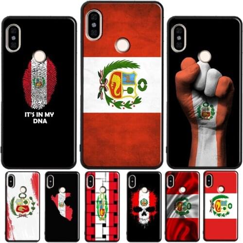 Peru Flag Coat Of Arms Case For Xiaomi Redmi Note 9 Pro 9S 8T 8 Pro Note 10 Pro Coque For Redmi 9T 9 9A 9C 8A 7A