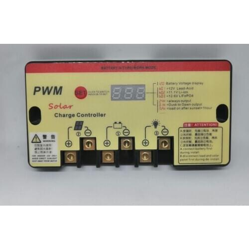 High quality practical 12/24V 10A20A30A Solar charge controller with factory private mould