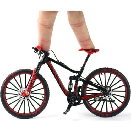 1:10 Alloy Bicycle Model Finger Mountain Bike Racing Toy Toys For Children Simulation Bicycle Model
