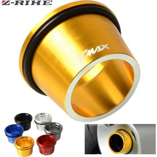 Motorcycle TMAX Part Muffler Tail Ends CNC Aluminum Exhaust Tip Cover black For Yamaha T-max 530 TMAX T MAX 530 500 2012-2016