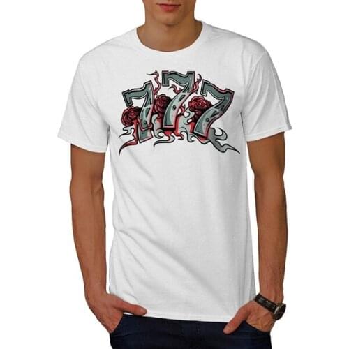 Triple 7 Lucky Day Slot Vegas Mens Fashion T-shirt