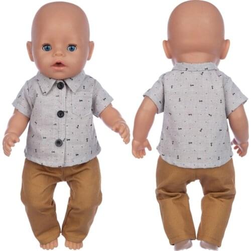 2021 New Jack clothes Suit For 17 Inch Baby Doll 43cm Clothes, Doll accessories
