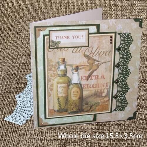 New Design Craft Metal Cutting Die new flower lace edge decoration Scrapbooking Album Paper DIY Card Craft Embossing Die Cuts