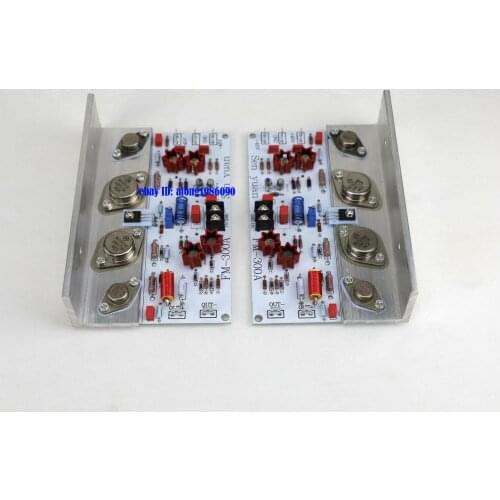 One Pair Assembeld Class AB Power Amplifier Board Base on FM-300A Amp