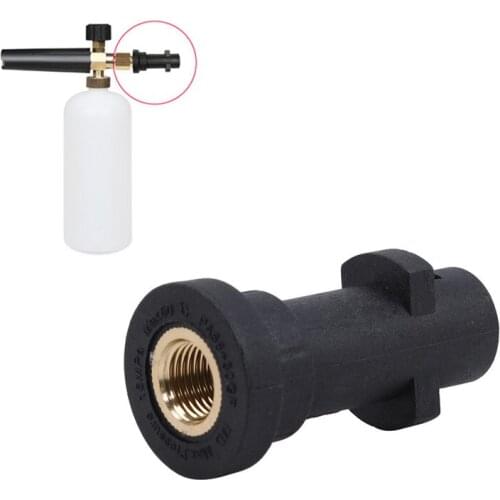 New Car Washer Adapter Foam Nozzle High Pressure Soap Foamer For Karcher K Series Wash Gun Foam Generator Car Auto Accessories