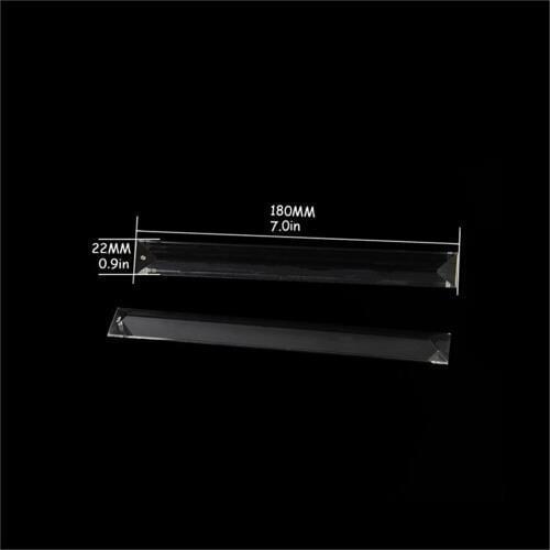 22*180mm Clear Color Crystal Chandelier Prism Glass Part Pendant In One Hole Or Two Holes Curtain/Doorways Big Size