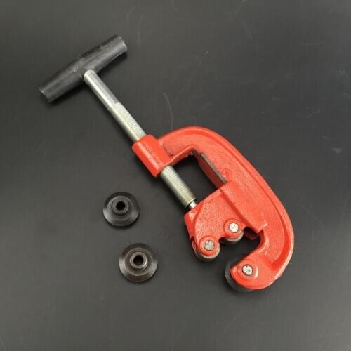 Heavy Duty Steel Pipe Cutter Malleable Steel Casting Metal Cutting Tool Cutting Range 15-100mm Manual Quick Water Pipe Cutter