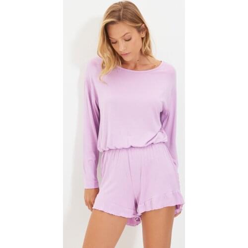 Trendyol Viscose Knitted Pajamas Set THMAW22PT0020