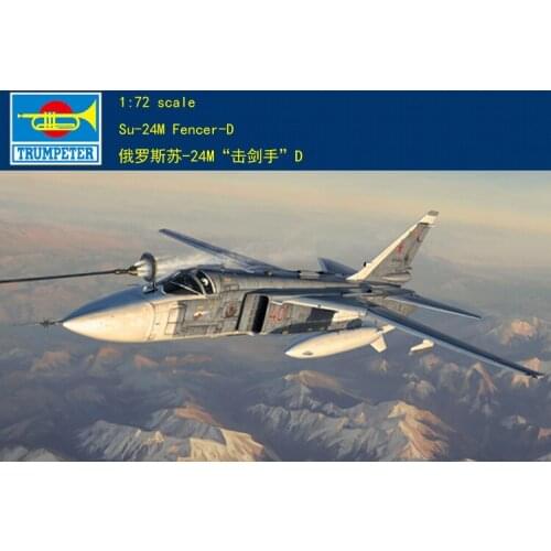 Trumpeter 01673 1/72 Su-24MR Fencer-D Fighter Bomber Aircraft Warplane Model Kit TH07109-SMT6