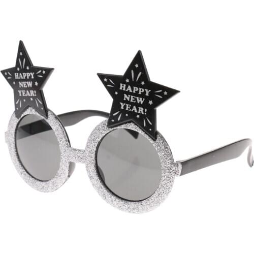 Funny Star Design Sunglasses New Years Eve Party Glasses Fancy Dress Costume Accessories