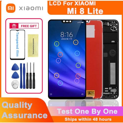 6.26" Original LCD display for Xiaomi Mi 8 Lite LCD display screen For XIAOMI MI 8 Lite LCD touch screen digitizer assembly
