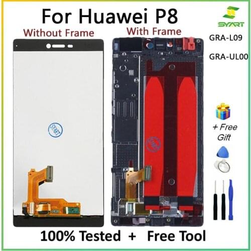 For Huawei P8 LCD Display Touch Screen Digitizer Assembly GRA_L09 GRA_UL00 GRA-L09 GRA-UL00 LCD Screen For Huawei P8 screen