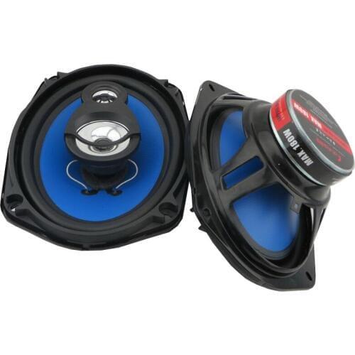 1 pair of blue 5 inch coaxial car speakers common to all vehicles car stereo speaker audio speaker 2 way 2x100W