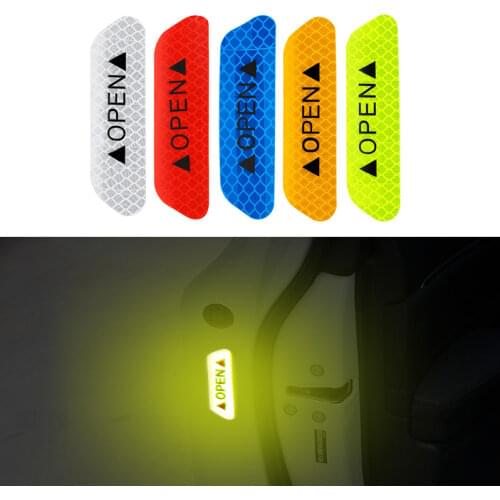 Car sticker Auto Open Reflective Strip Car Door Stickers for Volvo XC60 XC90 S60 V70 S80 S40 V40 V50 XC70 V60