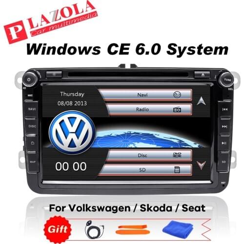 8 inch Car Stereo Multimedia Player For VW Volkswagen Golf Polo Tiguan Passat B7 B6 SEAT Leon Skoda Octavia Radio GPS WIFI BT
