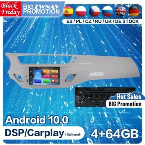 Carplay Android 2 DIn Screen For Citroen DS3 C3 Picasso 2010 2011 2012 2013 2014 2015 2016 2017 Audio Stereo Radio Receiver Unit