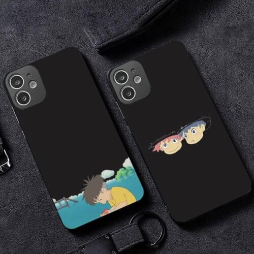 Ponyo on the Cliff Phone Case for iPhone 12 11 mini pro XS MAX XR 8 7 6 6S Plus X 5S SE 2020