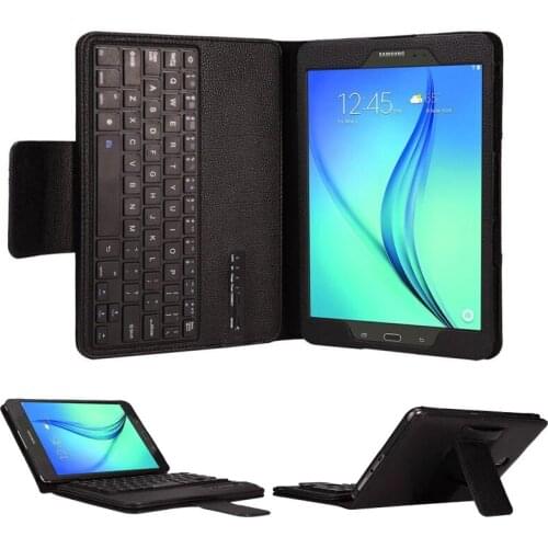Portfolio Folio PU Leather Case Cover funda For Samsung GALAXY Tab S2 8.0 T710 T715 R Removable Wireless Bluetooth Keyboard case