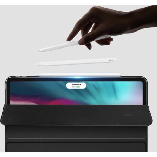 SUREHIN Nice cover for apple iPad Pro 11 case 11" inch 2018 slim thin transparent 360 full protective magnetic smart case cover