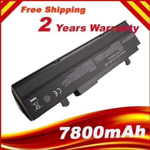7800mAH Black Battery For Asus Eee PC 1215 1215b 1215N 1015b 1015 1015bx 1015px 1015p A31-015 A32-1015 AL31-1015