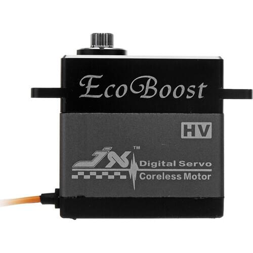 Cls6322Hv Jx Ecoboost 0.07Sec 21Kg Large Torque 180 Degree Cnc Alum Shell Metal Gear Digital Coreless Servo for Rc Scaler