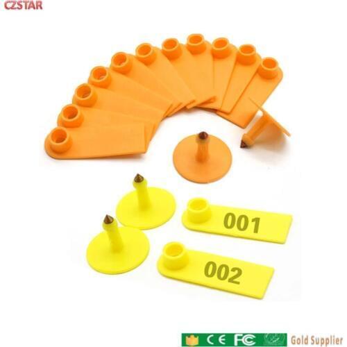 Wholesale Factory UHF 915mhz 868mhz epc gen2 RFID Electronic ID Ear Tag for Livestock Sheep Animal Tracking