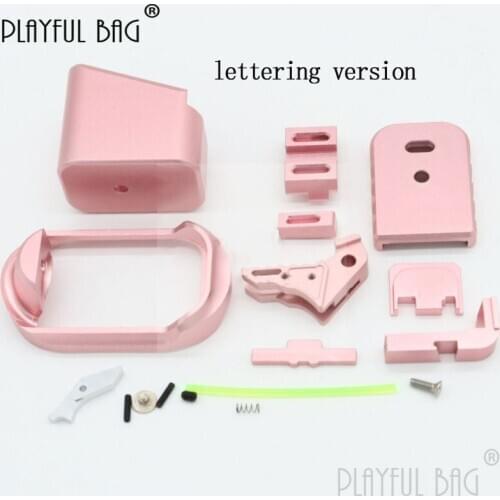 Playful bag P1 refitting part suit P1 optical fiber sight aiming KI switch trigger Magazine base Tactical CS toy accessory QC50S