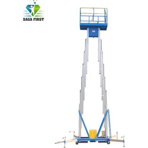 Use high building duct cleaning foldable aluminum man lift equipment