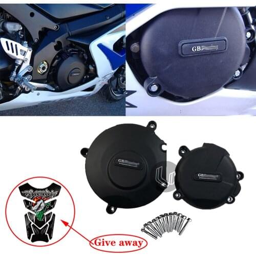Motorcycles Engine Cover Protection Set Case for GB Racing for SUZUKI GSXR1000 K5 2005-2006 & GSXR1000 K7 K8 2007-2008