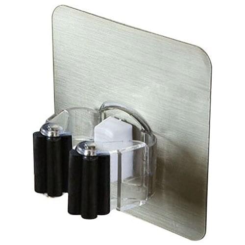 Hooks Self Adhesive Home Kitchen Wall Door Container Mop Broom Holder 8 pcs Mop Grip Holders Wall Mounted Broom Hanger 19SEP19