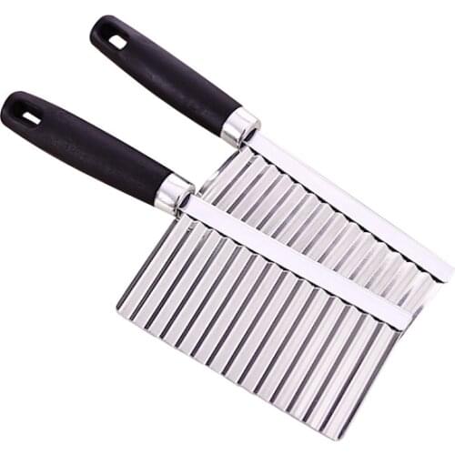 Kitchen wave Edge knife stainless steel wolf tooth potato knife wavy cut chips ripple knife cucumber carrot flower cutter