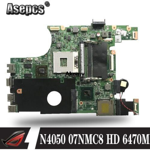 For DELL 07NMC8 laptop motherboard inspiron 14 N4050 main board 7NMC8 HM67 w/ HD 6470M 1GB DDR3